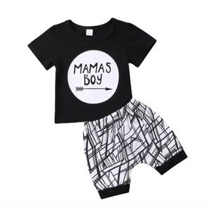 Baby Outfit Set Printed "MAMA's Boy"